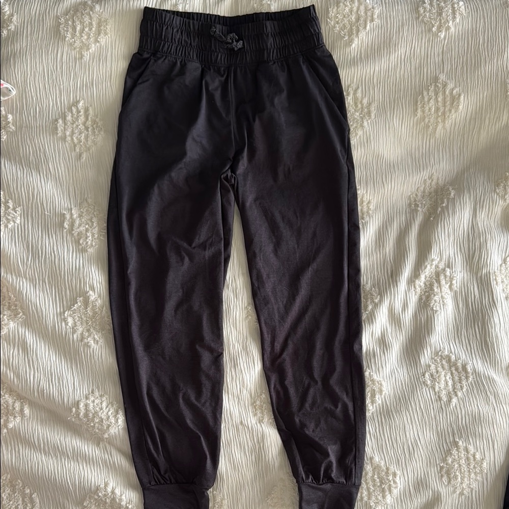 Kids Black Jogger Pants
